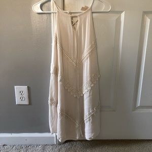 Ivory Crochet Halter neck Boho dress